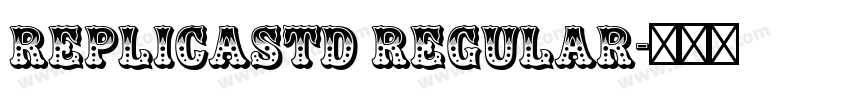 ReplicaStd Regular字体转换